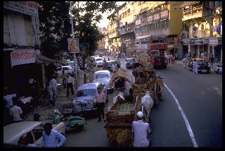 Strasse in Bombay