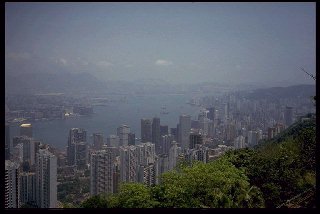 Blick auf HongKong